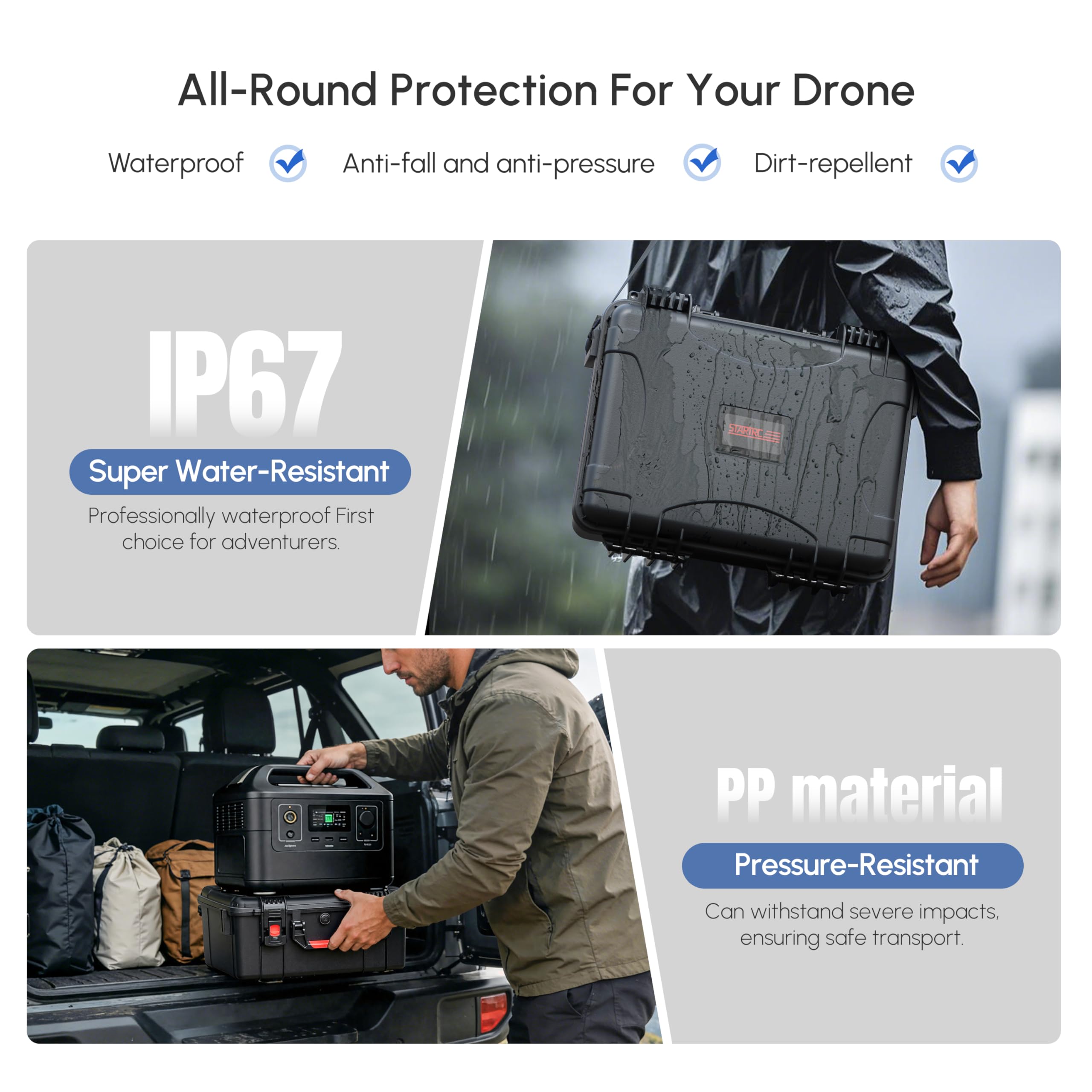 Casing Keras Tahan Air untuk D - Drone Joystick Cover ulasan dan harga